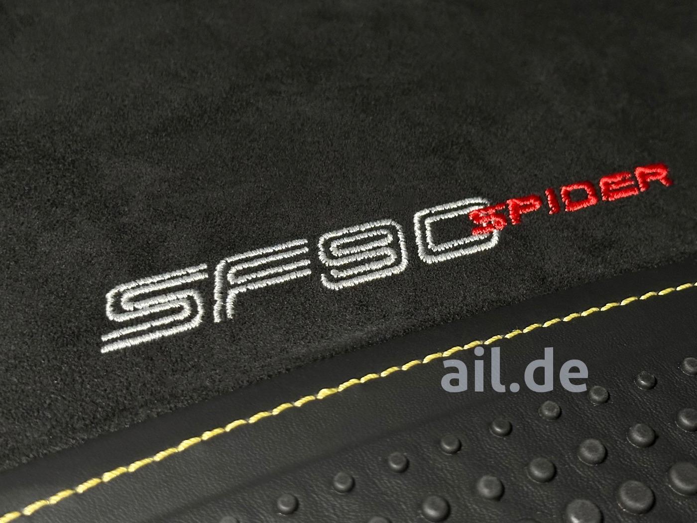 Ferrari SF90 Spider Nero Opaco Carbon PACK Racing Seat