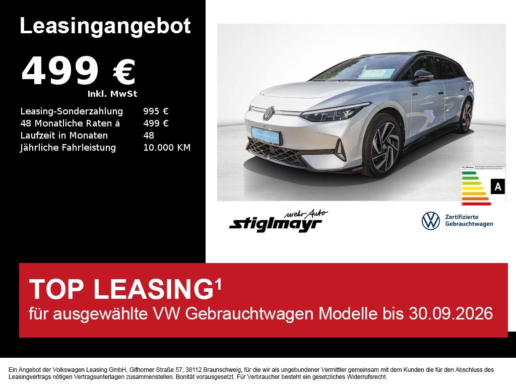 Volkswagen ID.7 Tourer GTX 91-kWh+AHK+DCC+HUD+IQ-LIGHT+PANO