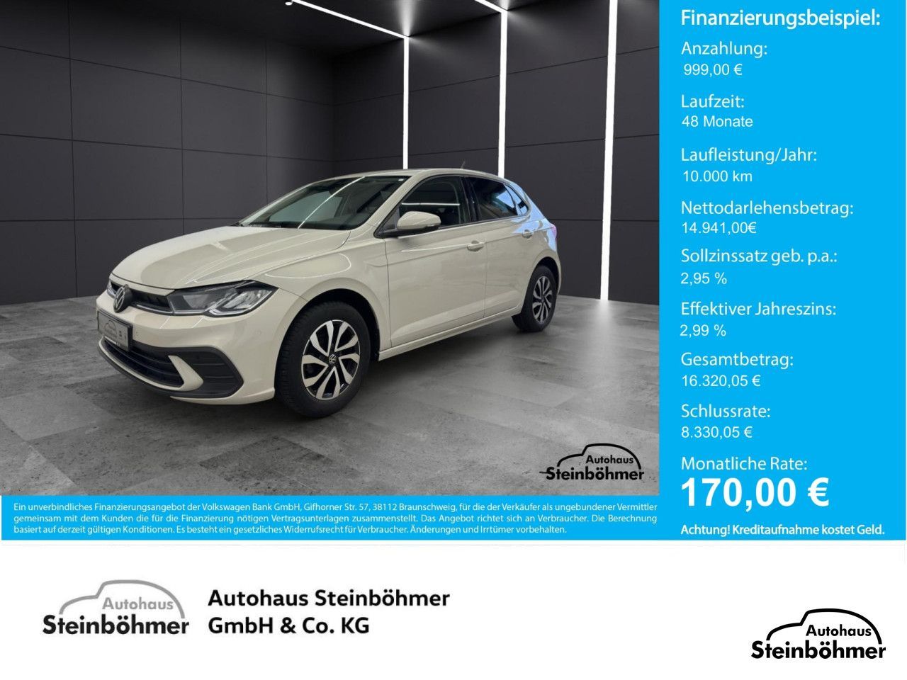 Volkswagen Polo ACTIVE 1.0MPI LED NAV SHZ AppCon Galway