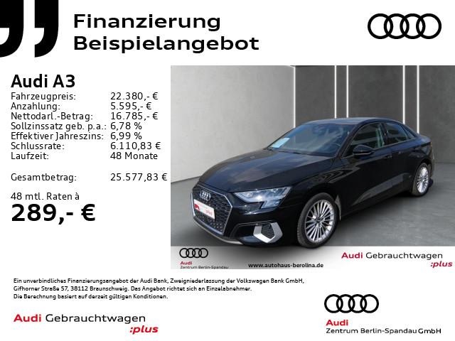 Audi A3 Lim. 35 TFSI Adv. S tronic *NAV+*ACC*PDC*SHZ*