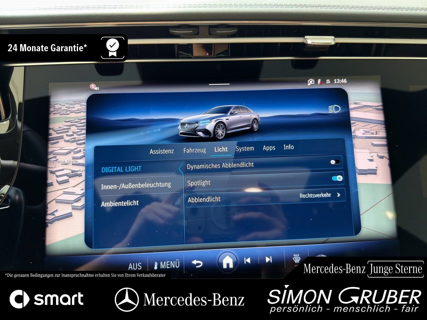 Fahrzeugabbildung Mercedes-Benz E 53 Hybrid 4M+AMG Pano Superscreen Nappa AHK
