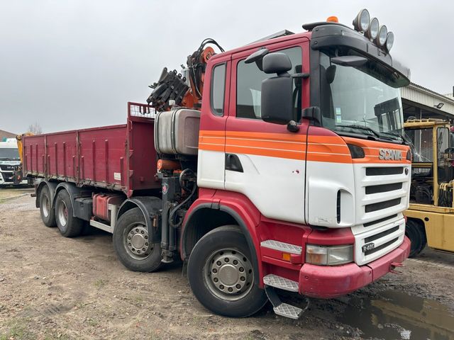 Scania G480 8x4 TIPPER + CRANE ATLAS 240.E4 + RADIO - S