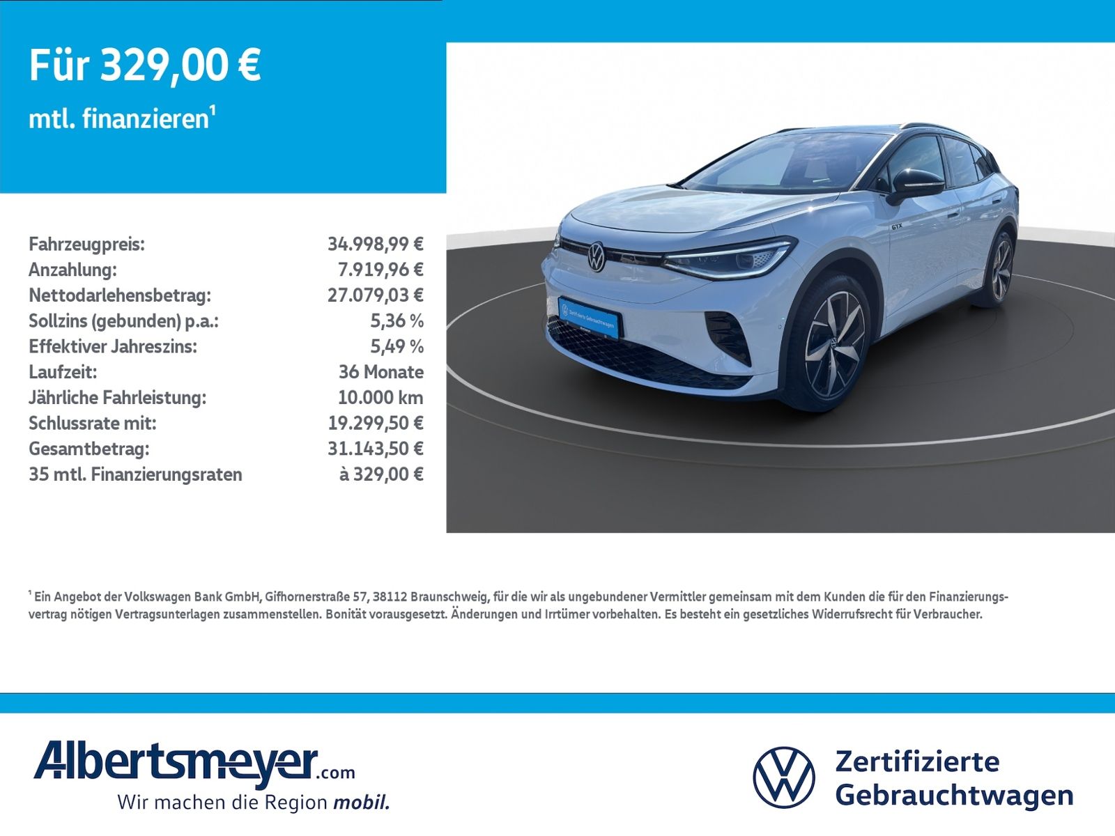 VW ID.4 GTX 4Motion +AHK+MATRIX+NAVI+EASY-OPEN