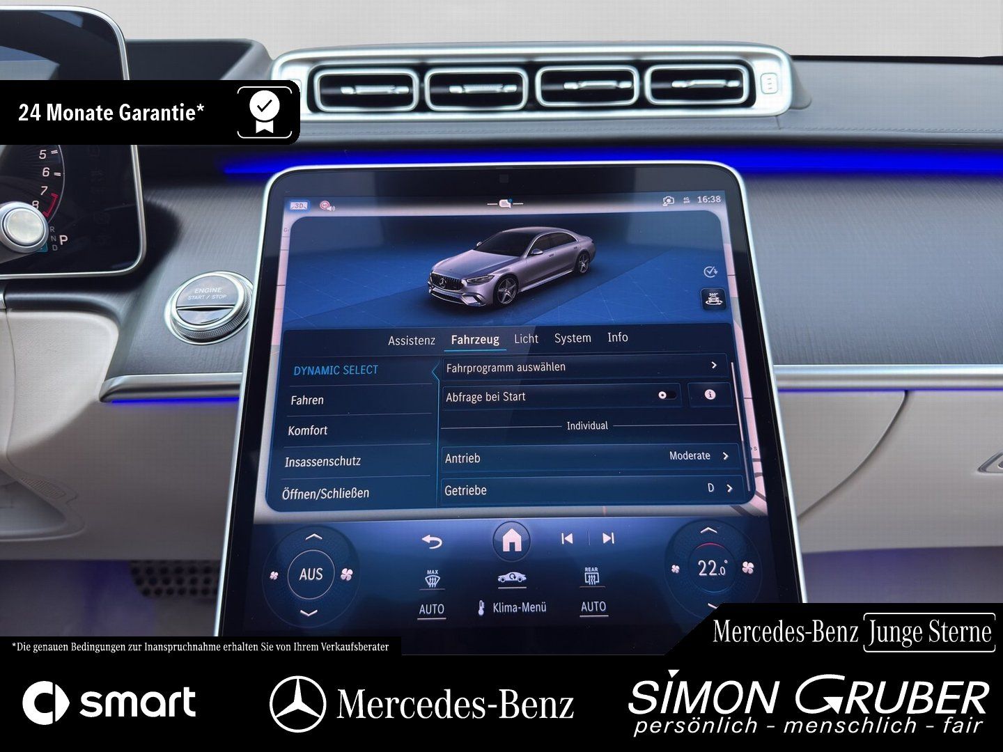 Fahrzeugabbildung Mercedes-Benz S 63 4M e Performance lang Exklusiv Chauffeur