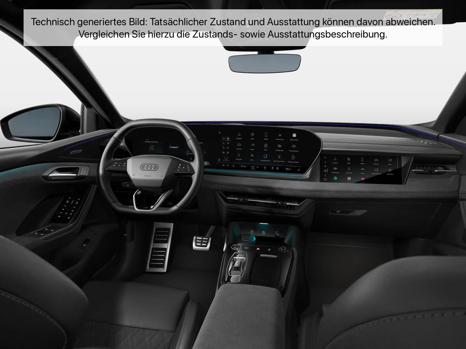 Audi Q6 e-tron S line AHK HUD Luft Pano LM foto 6