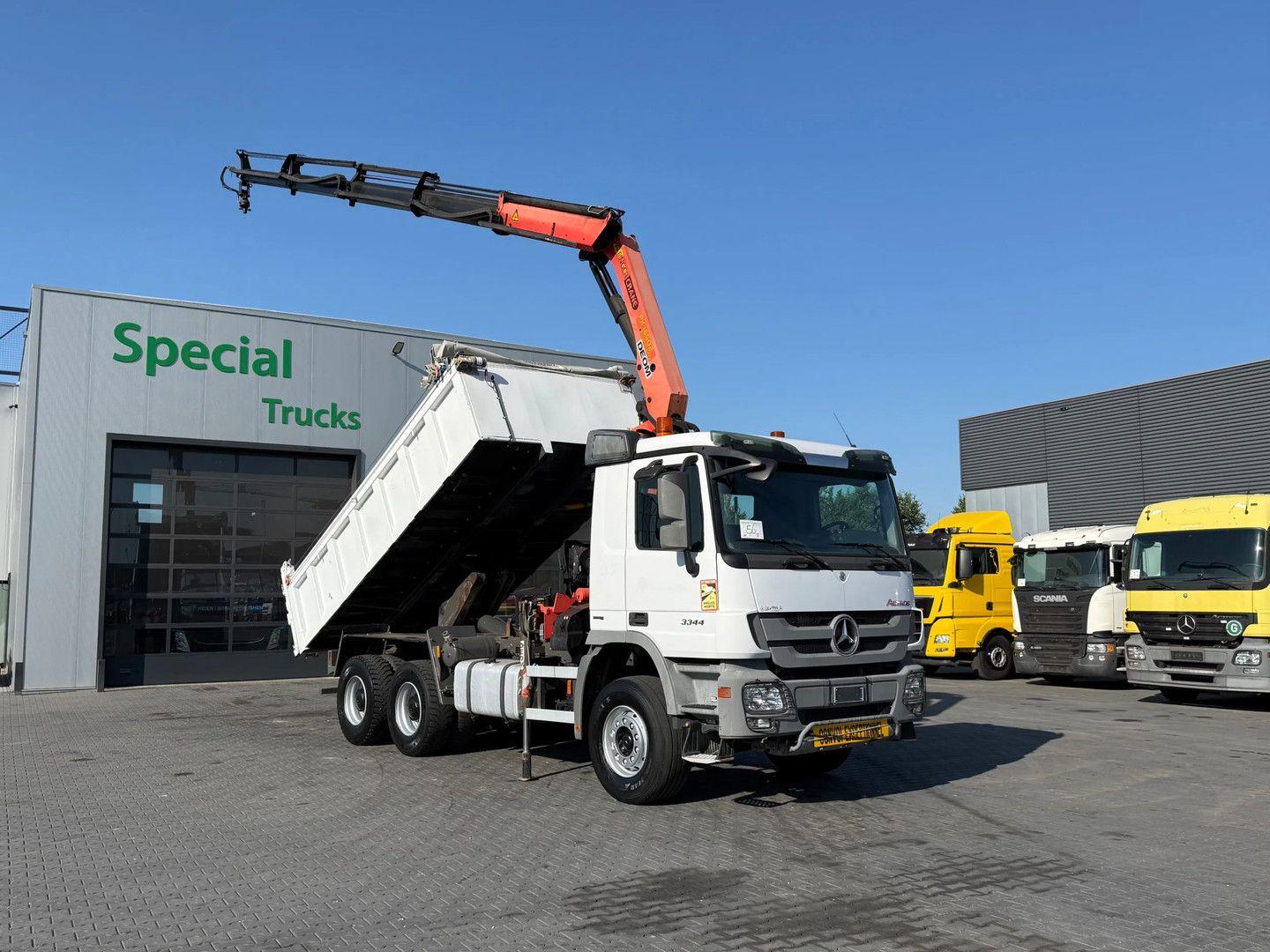Mercedes-Benz Actros 3344 6x4 / EPS / Euro 5 / Palfinger PK 16