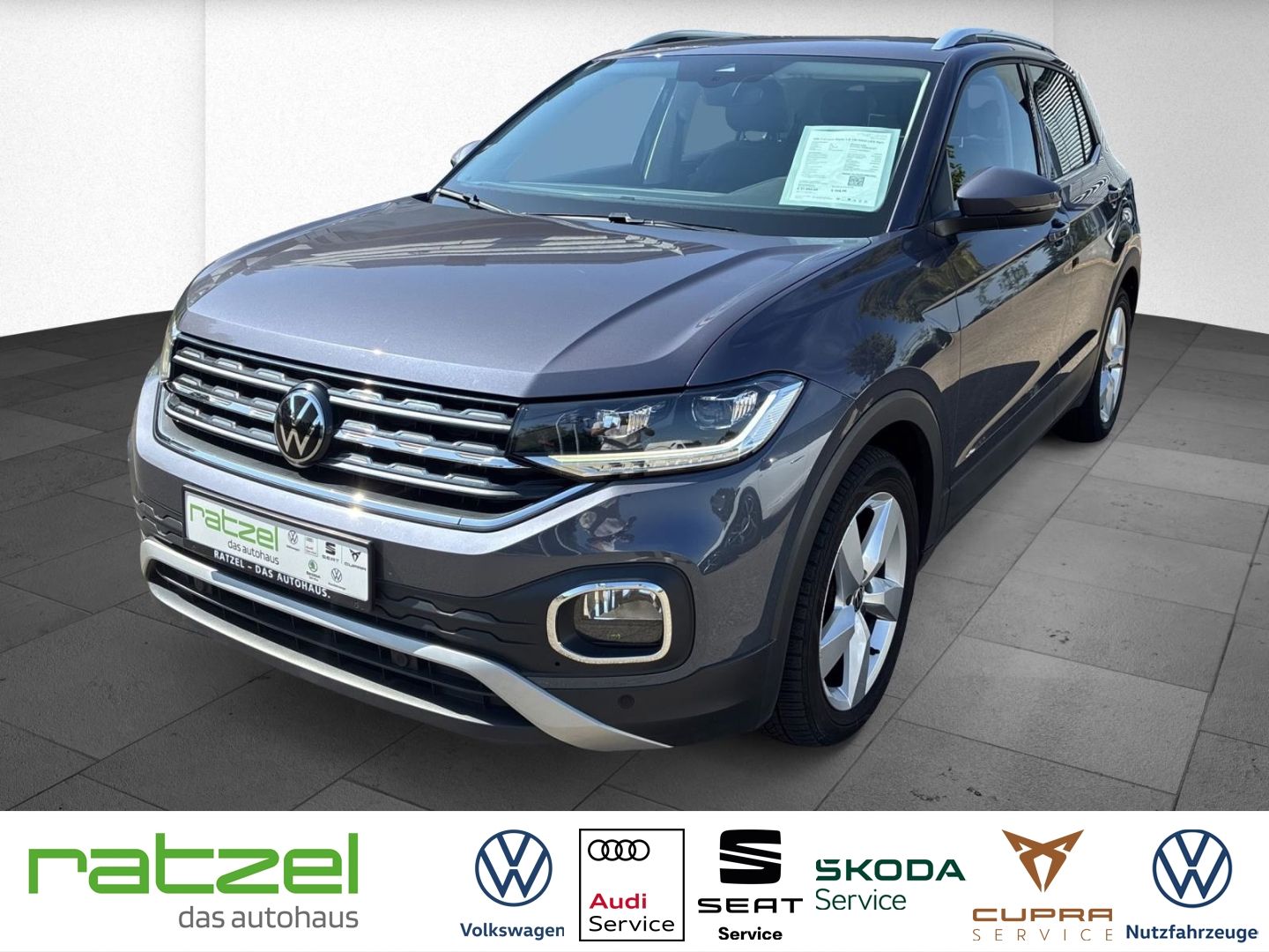 Fahrzeugabbildung Volkswagen T-Cross Style 1.0 TSI DSG LED Dyn. Kurvenlicht A