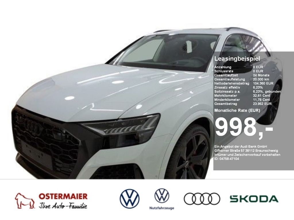 Audi RSQ8 BLACK 4.0TSI 600PS 5JG.AHK.DYNAMIK+.STDHZG.