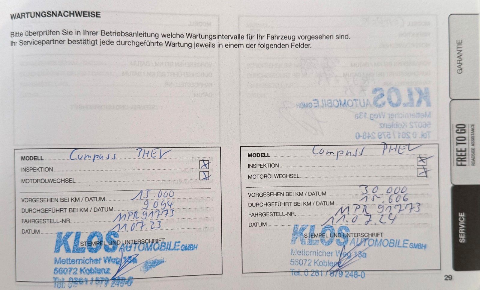 Fahrzeugabbildung Jeep Compass 1.3 Plug-In Hybrid Trailhawk  4WD