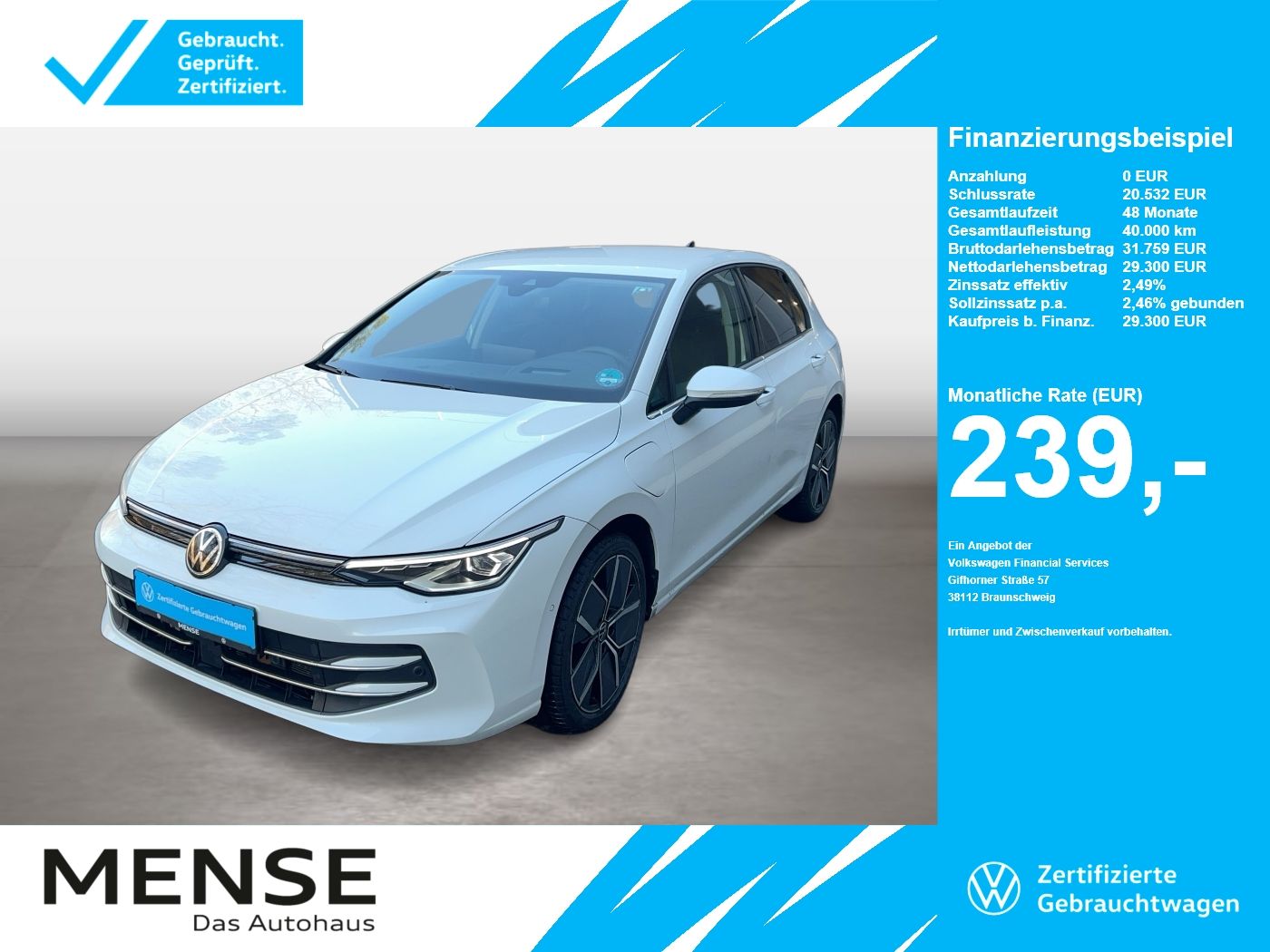 Volkswagen Golf VIII 1.5 TSI DSG eHybrid Style foto 1
