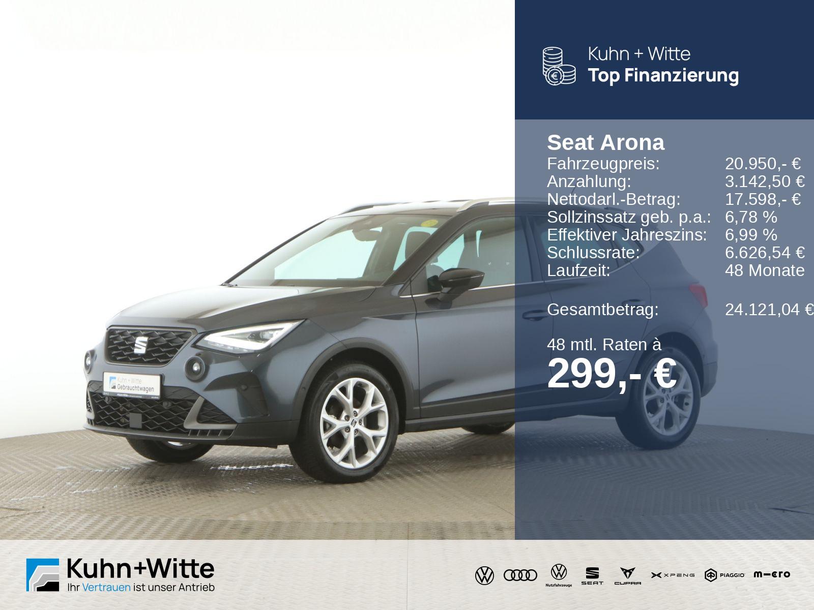 Seat Arona 1.5 TSI FR LED+RFK+Navi+AppleCar