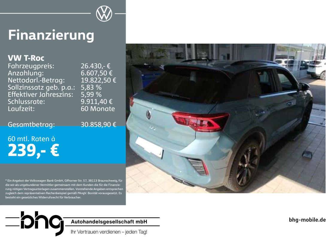 Volkswagen T-Roc R-Line 1,5 TSI OPF  DSG