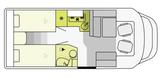 Etrusco T 7300 SB Mod. 2025, Complete Selektion, Hubbett - Etrusco T 7300 SB