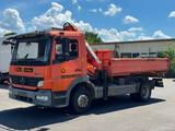 Mercedes-Benz Atego 4x2 1218 mit Kran und TÜV - Mercedes-Benz Atego 1218