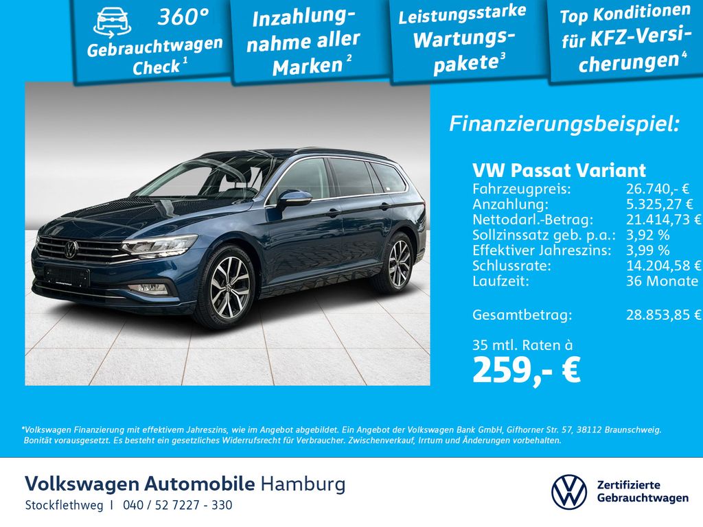 Passat Variant 2.0 TDI Business DSG AHK Navi ACC