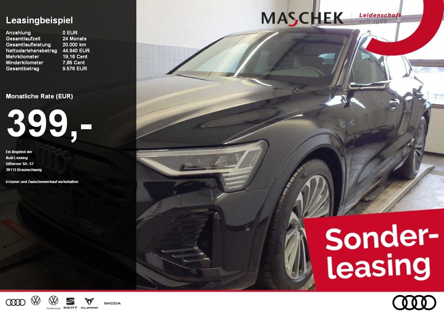 Audi Q8 e-tron Sportback S Line Pano Matrix Memory 36