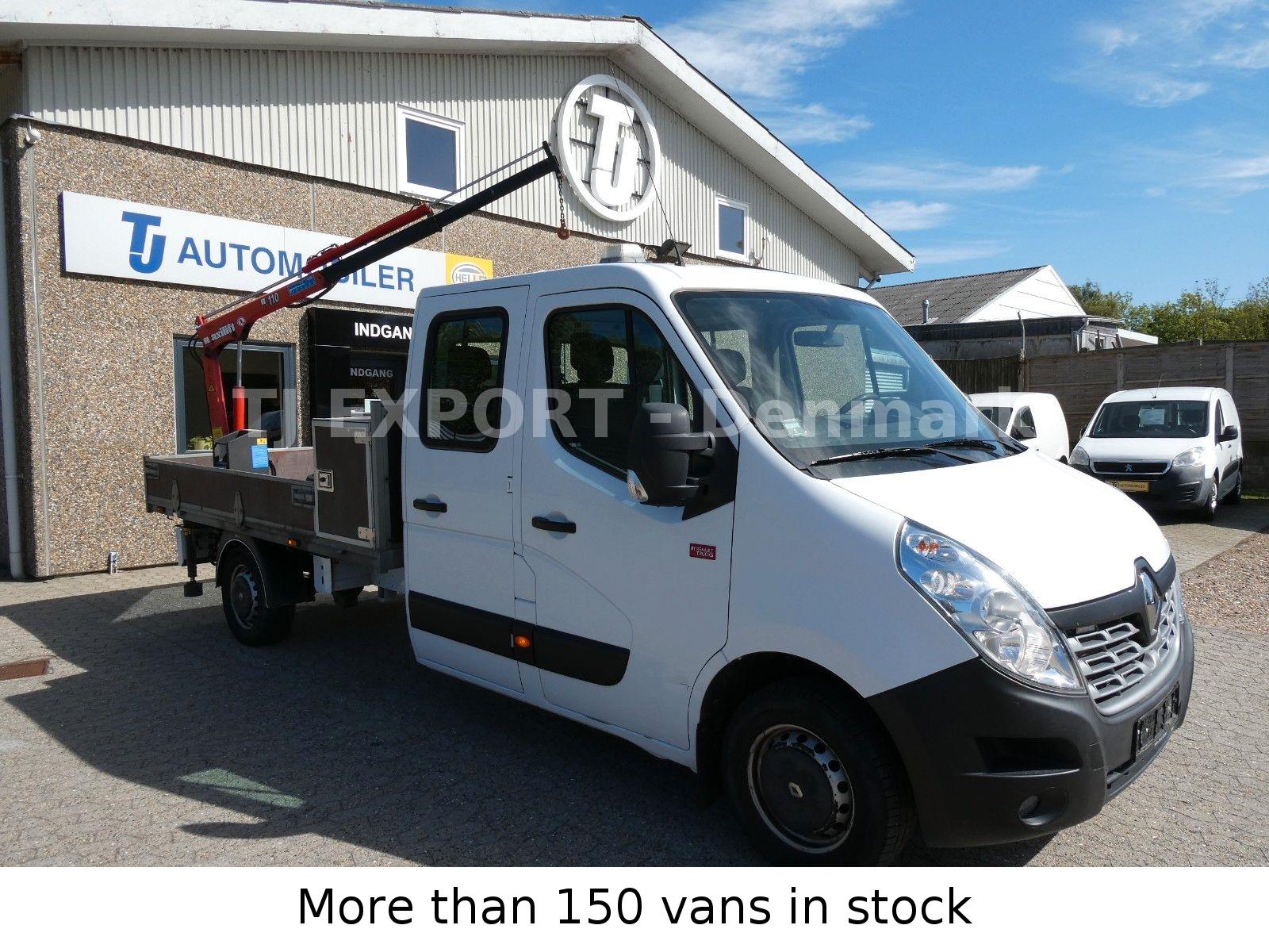 Renault MASTER 2.3 dci 170 Hk Chassis Doka Kran