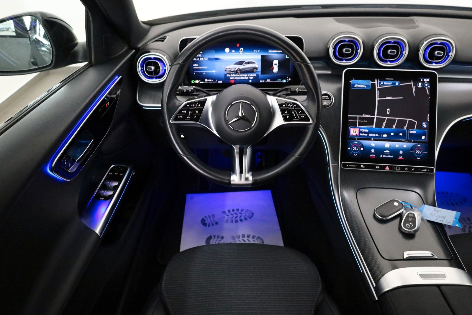 Fahrzeugabbildung Mercedes-Benz C 220d T ,Navi, T.Leder,LED,Kamera,el.AHK, SR+WR