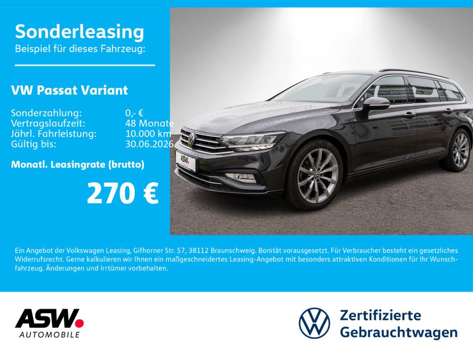 Passat Variant Business 2,0 TDI R-Line LED AHK