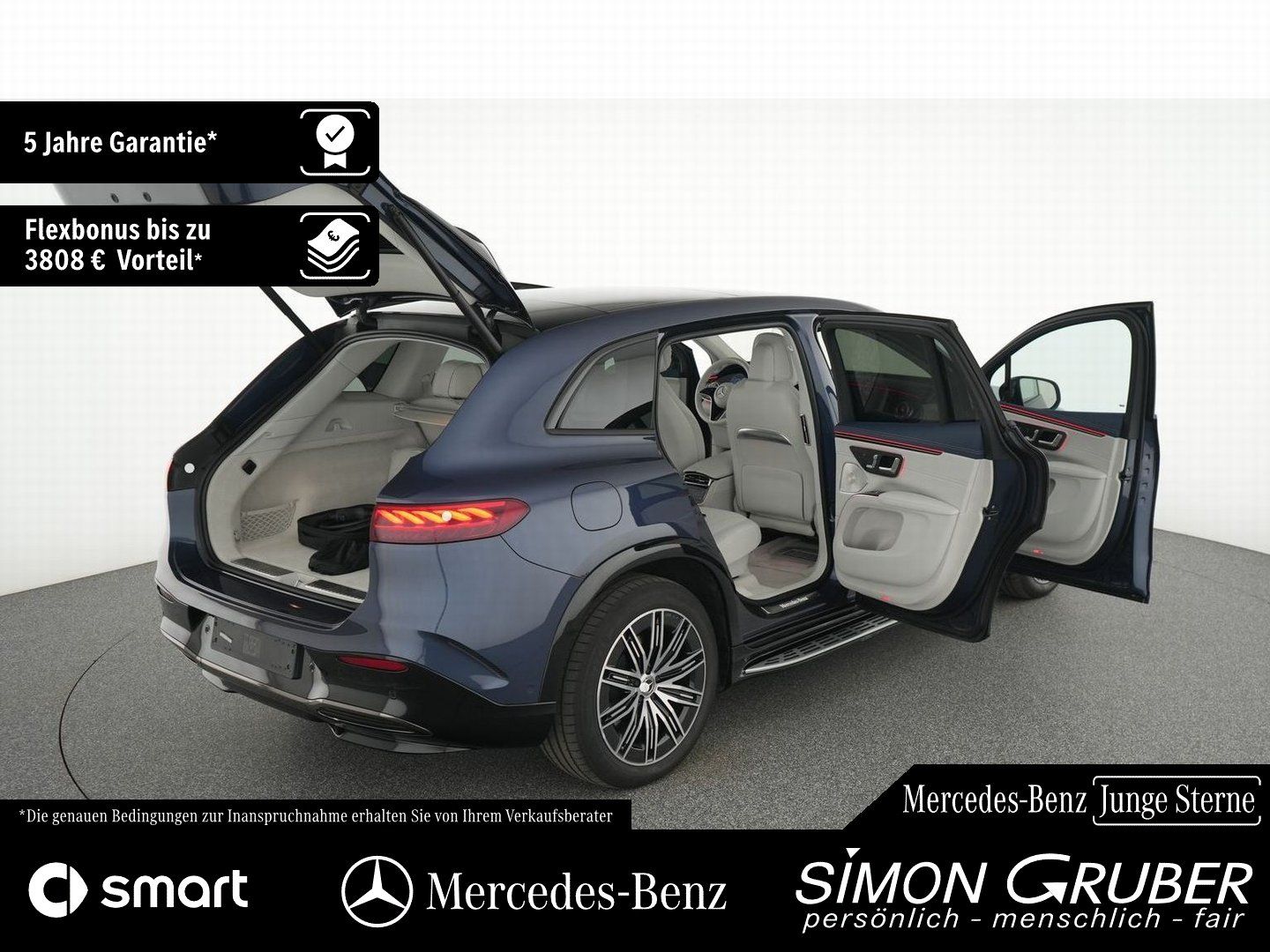 Fahrzeugabbildung Mercedes-Benz EQS 500 4M SUV AMG Massage Sitzklima Hyper AHK