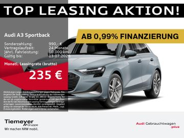 Audi Leasingangebot: Audi A3 Sportback 35 TDI ADVANCED NAVI+ SITZHZG KAMER