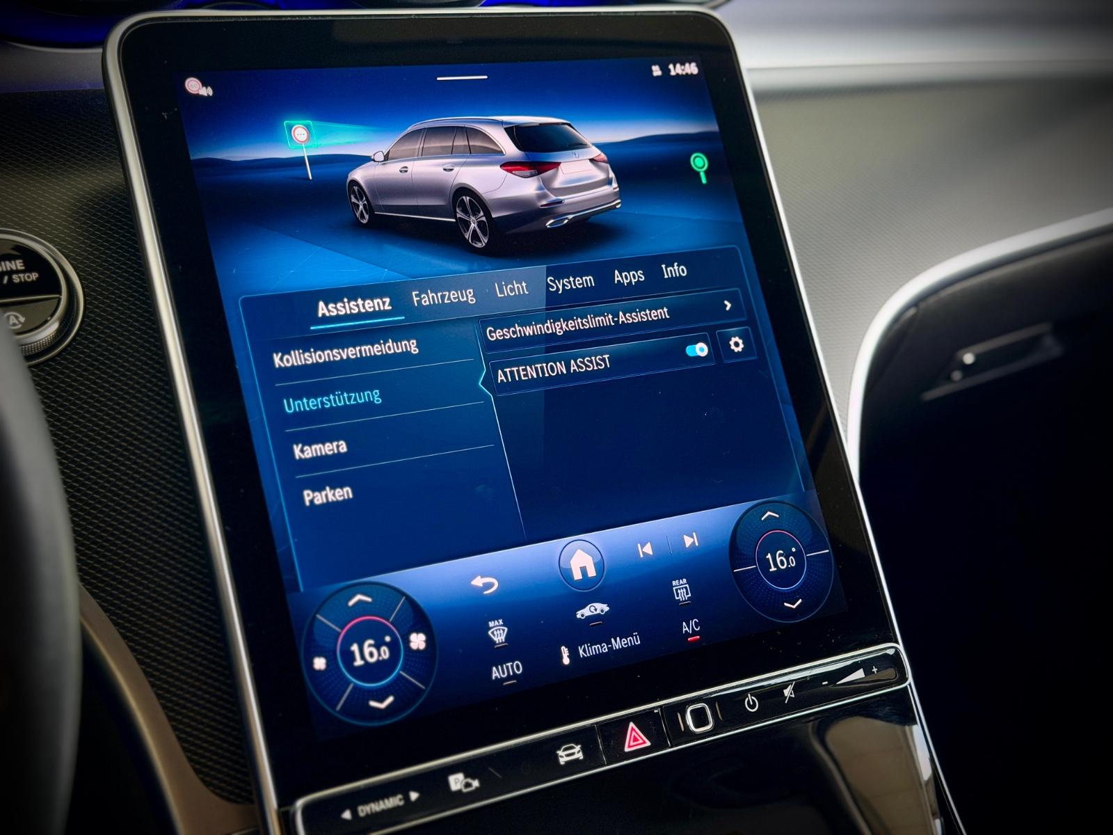 Mercedes-Benz C-Class T d Avantgarde AUTOMATIK NAVI LEDER 1.HAND, миниатюра 14