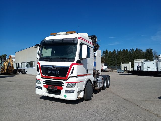 MAN TGX 33.580 / 6x4 , Kran Q 150Z96, TÜV 02/2026