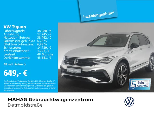 Volkswagen Tiguan R-Line BlackStyle 2.0 TSI 4MOT AHK Leder