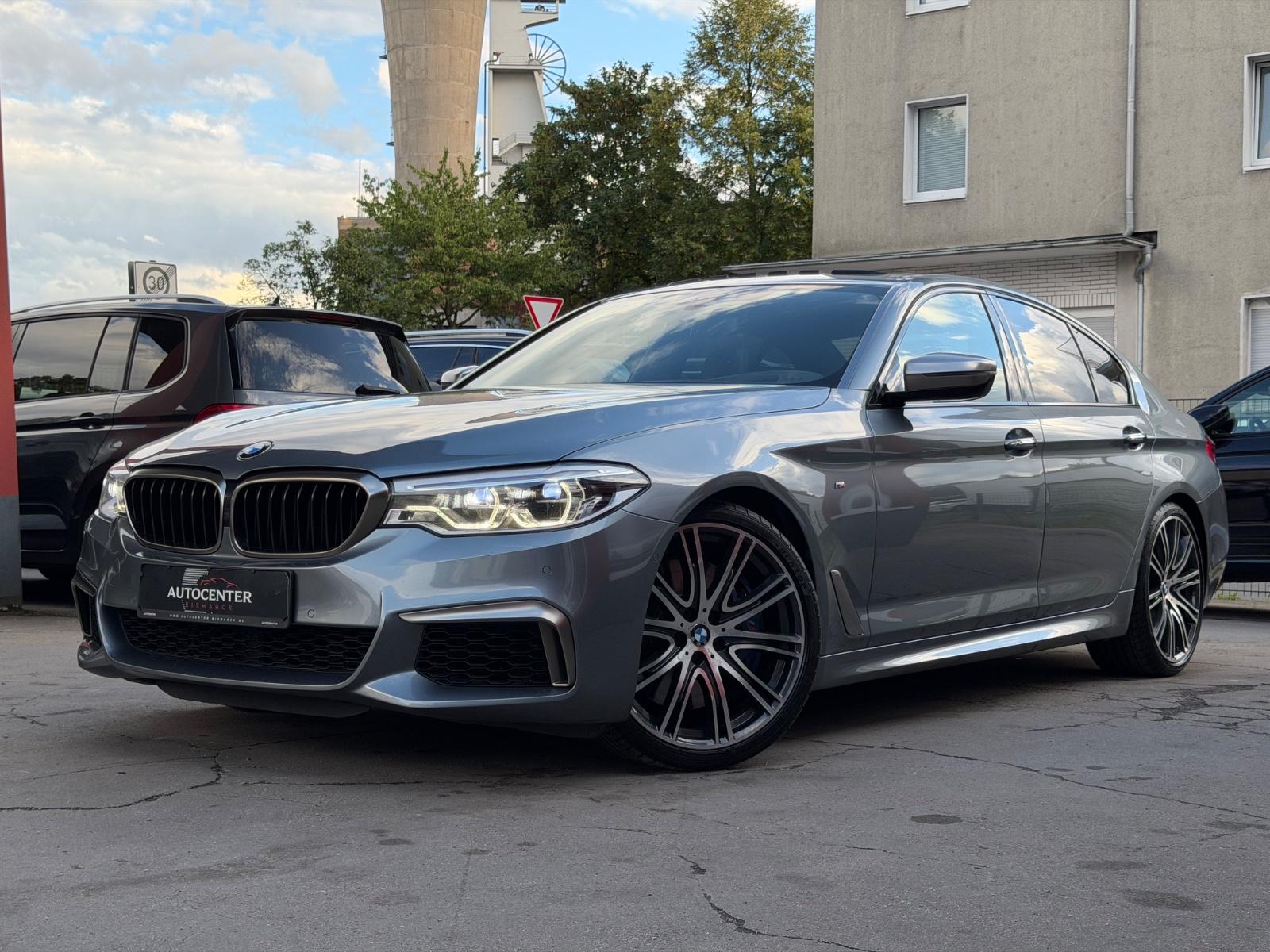BMW M550i xDri NAVI/LEDER/GLASDACH/20ZOLL/HUD/HARMAN