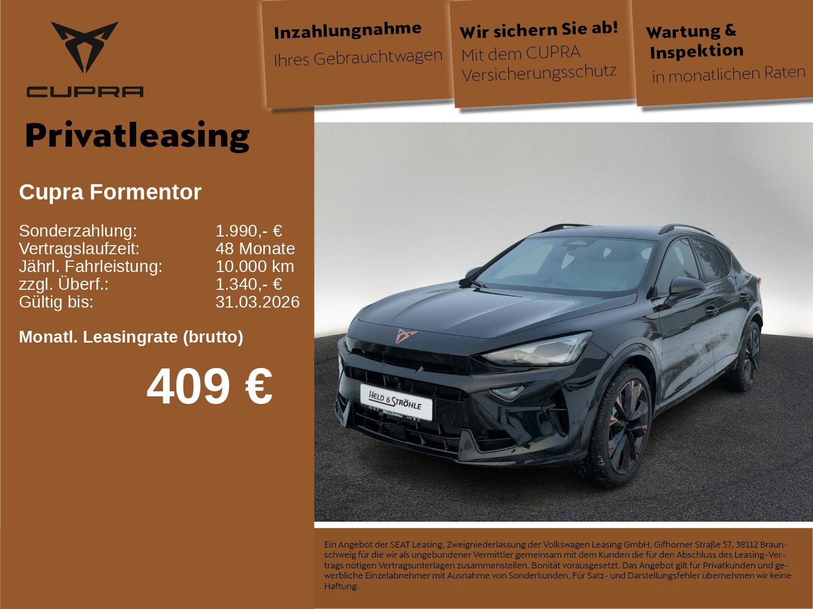 Cupra Formentor VZ 2.0 TSI 245 kW 4Drive AHK 360° SHZ