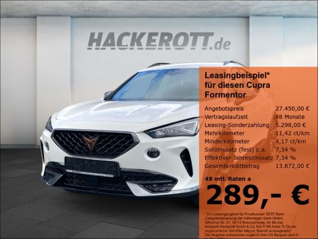 Cupra Formentor VZ 1.4 e-Hybrid für 289,- € mtl. mit A