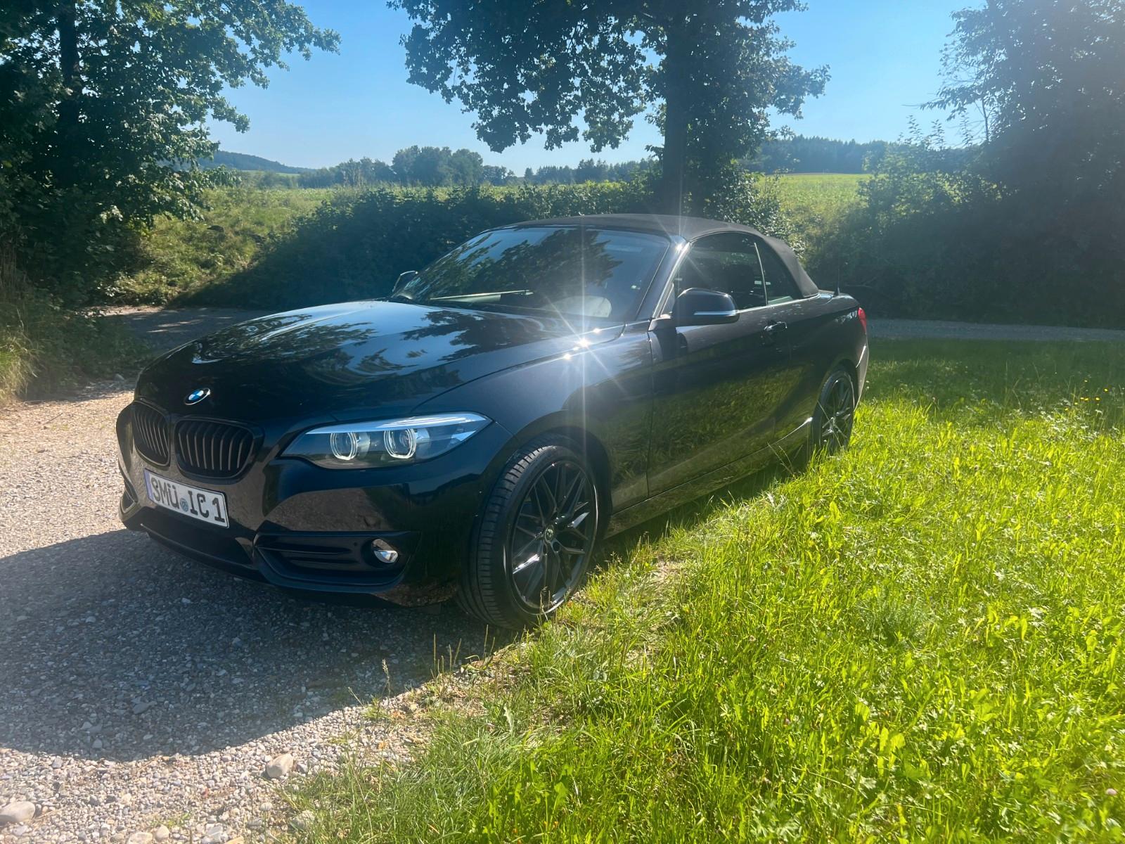 BMW 218iA Sport Line LEDER LED NAV 18ZOLL