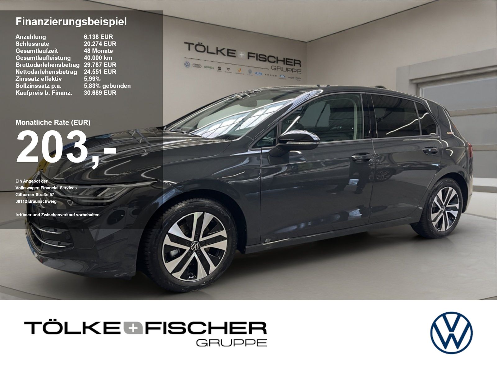 Volkswagen Golf VIII 1.5 eTSI W Energy ACC AUT Kam. Sportp foto 1