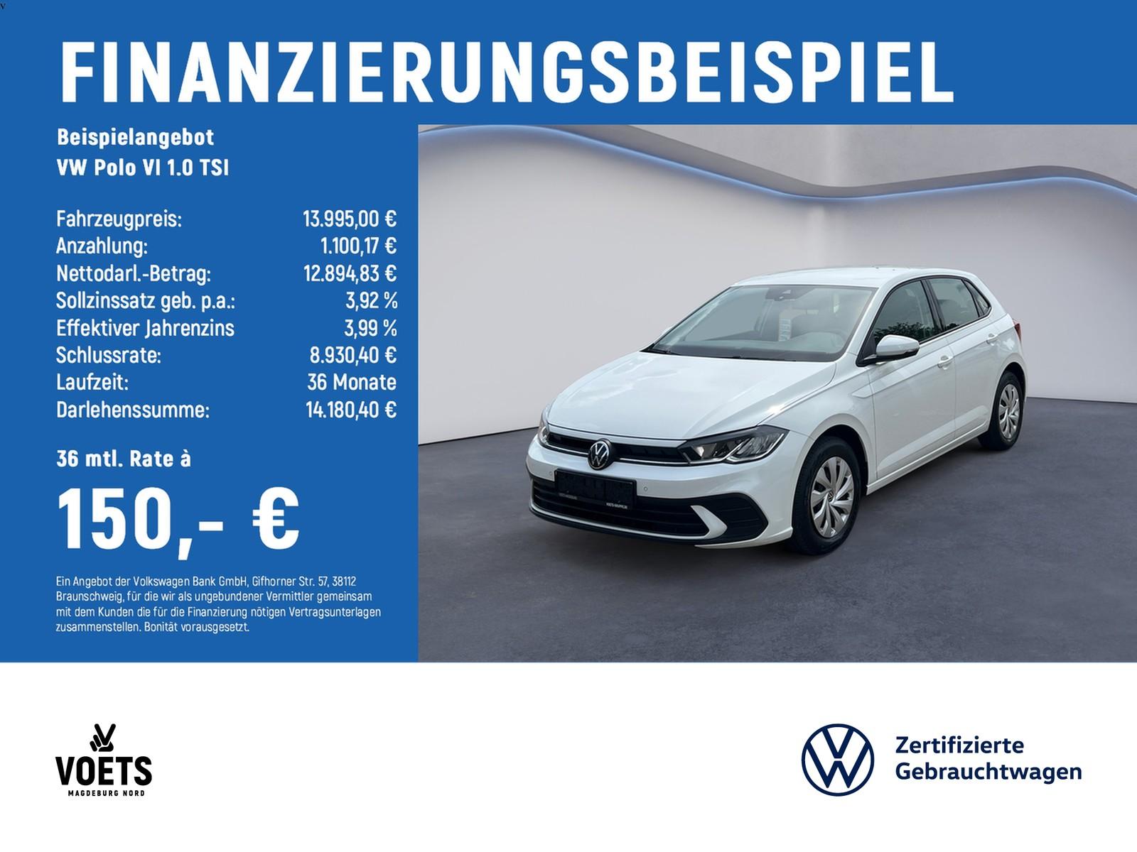 Volkswagen Polo VI   1.0  TSI Life LED+PDC