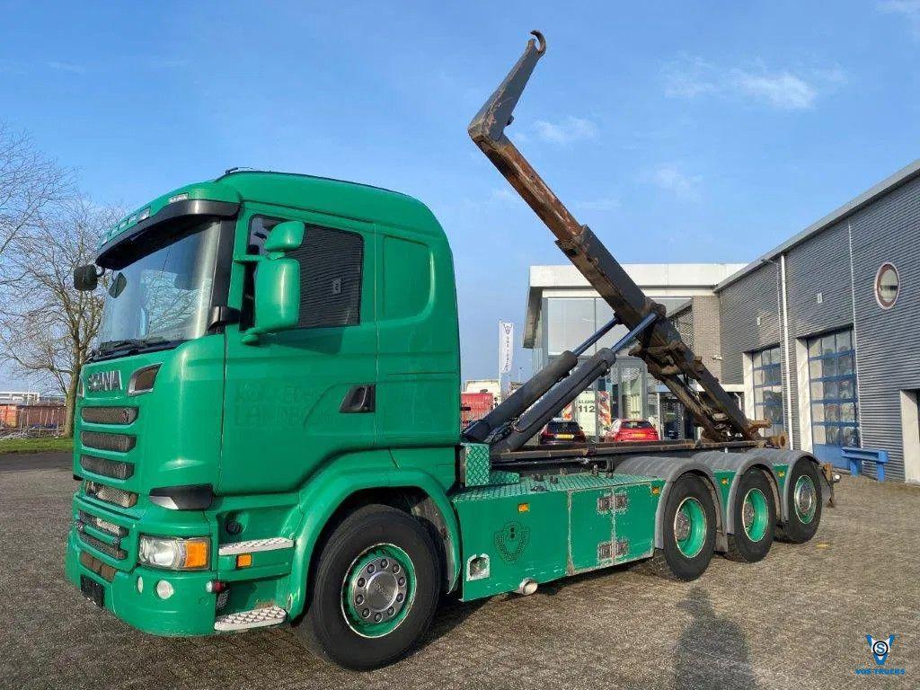 Scania R520 V8 / 8X4 / BIG AXLE / AJK HOOKLIFT 30TON /