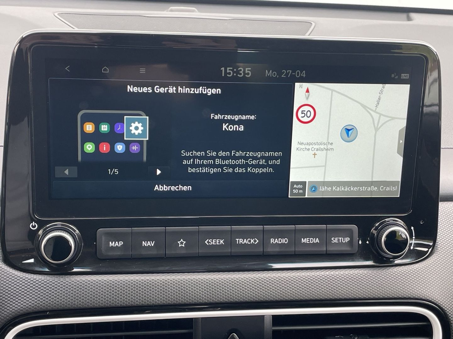 KONA 1.6 GDI Trend Hybrid 2WD AHK/Kamera/LED/Nav