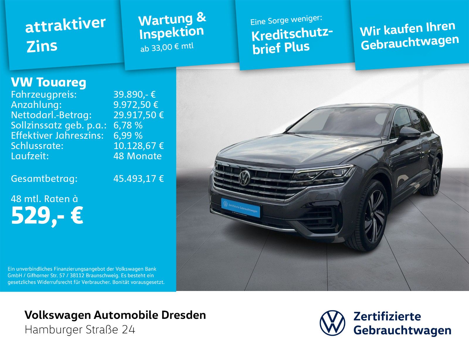 Volkswagen Touareg R-Line V6 3.0 TDI IQ KAM LUFT ALLRADLENK foto 2