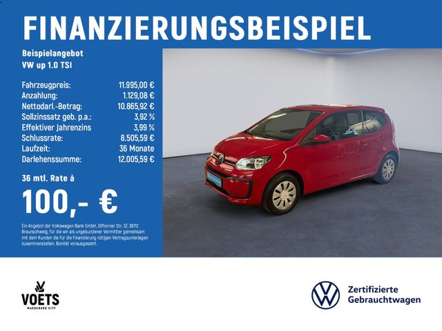 VW up 1.0 TSI Move KAM+GRA+PDC+KLIMA