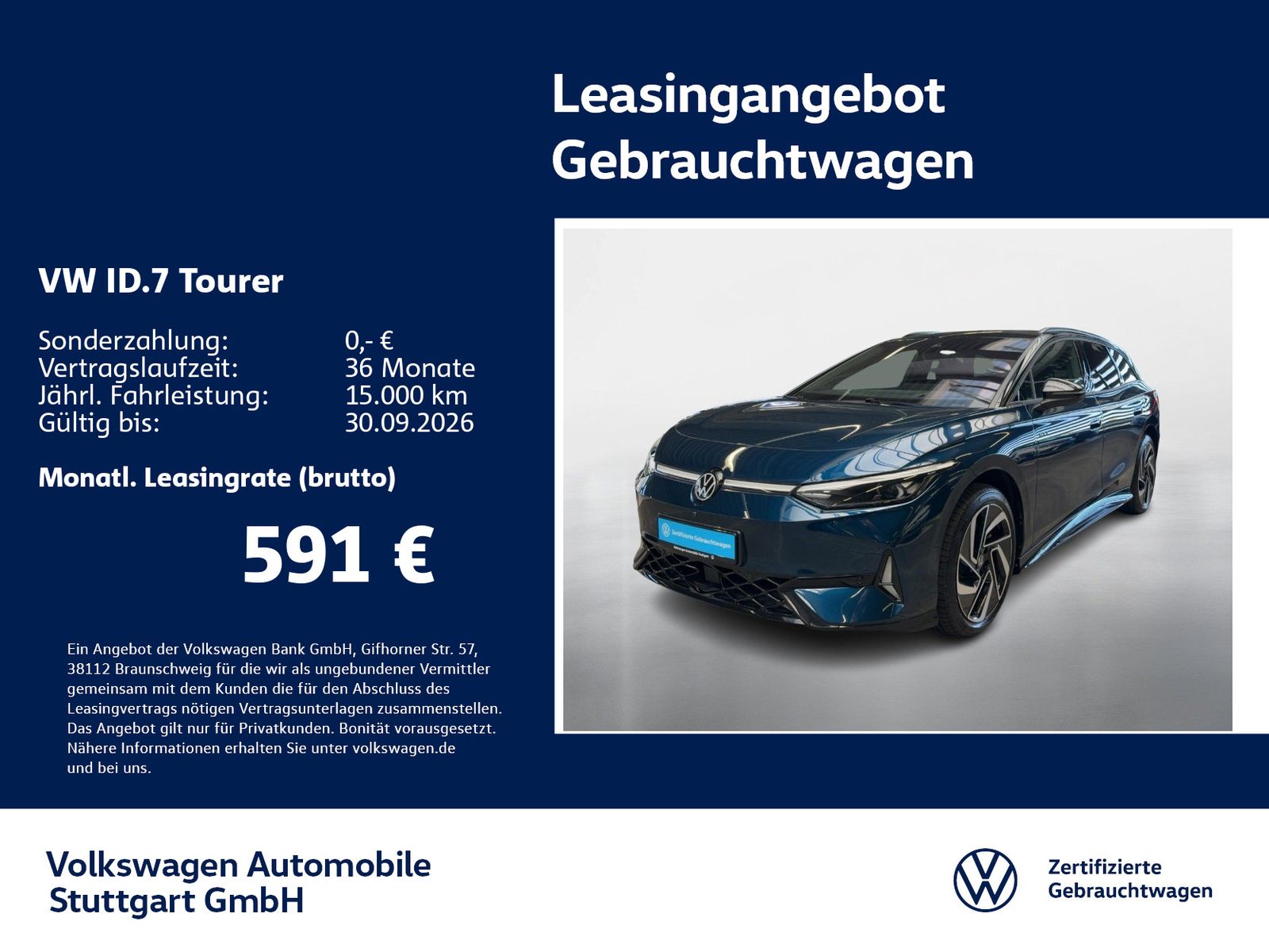 Volkswagen ID.7 Tourer GTX Navi AHK Kamera