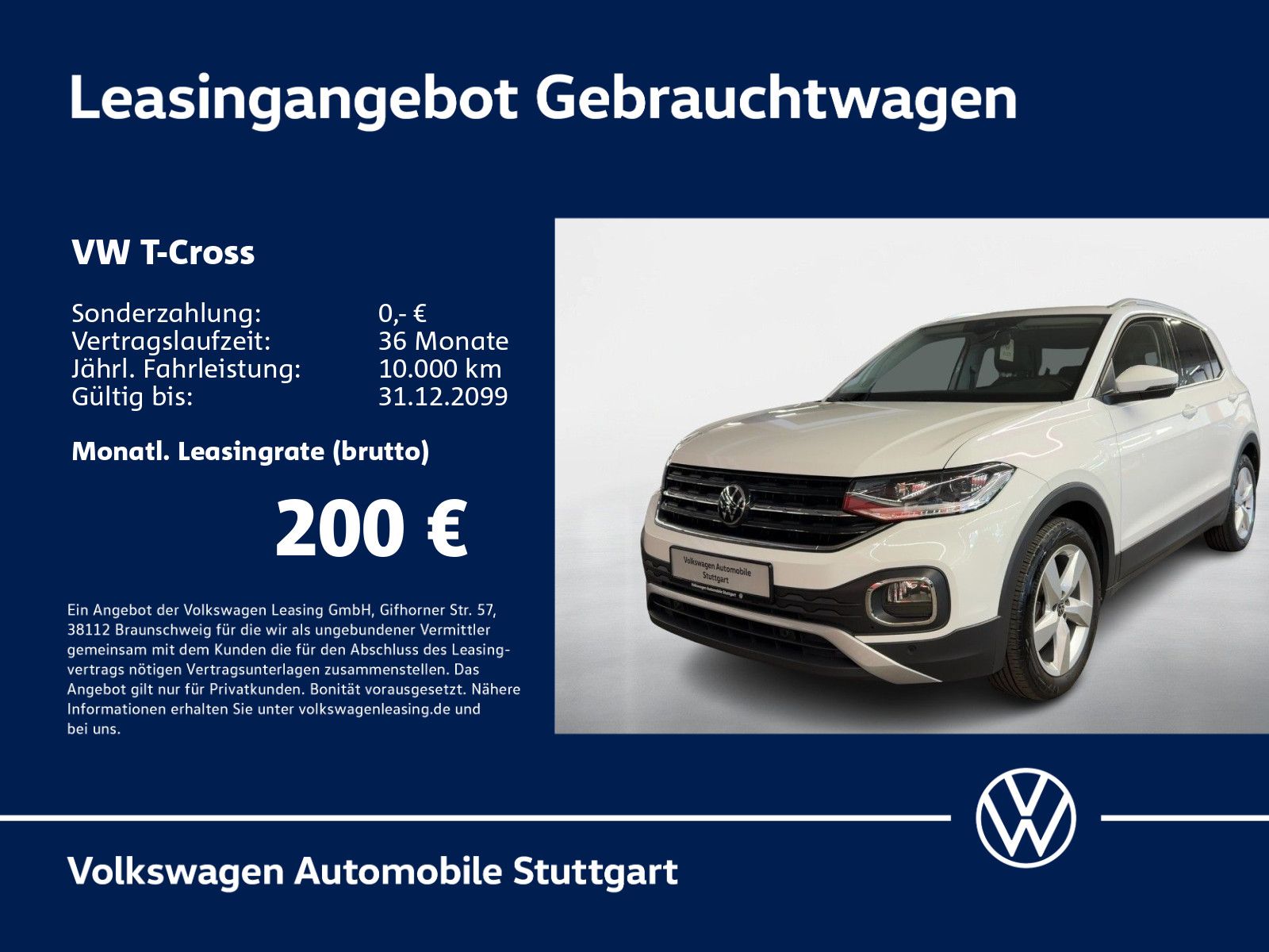 Volkswagen T-Cross Style 1.0 TSI DSG Navi ACC Kamera LED