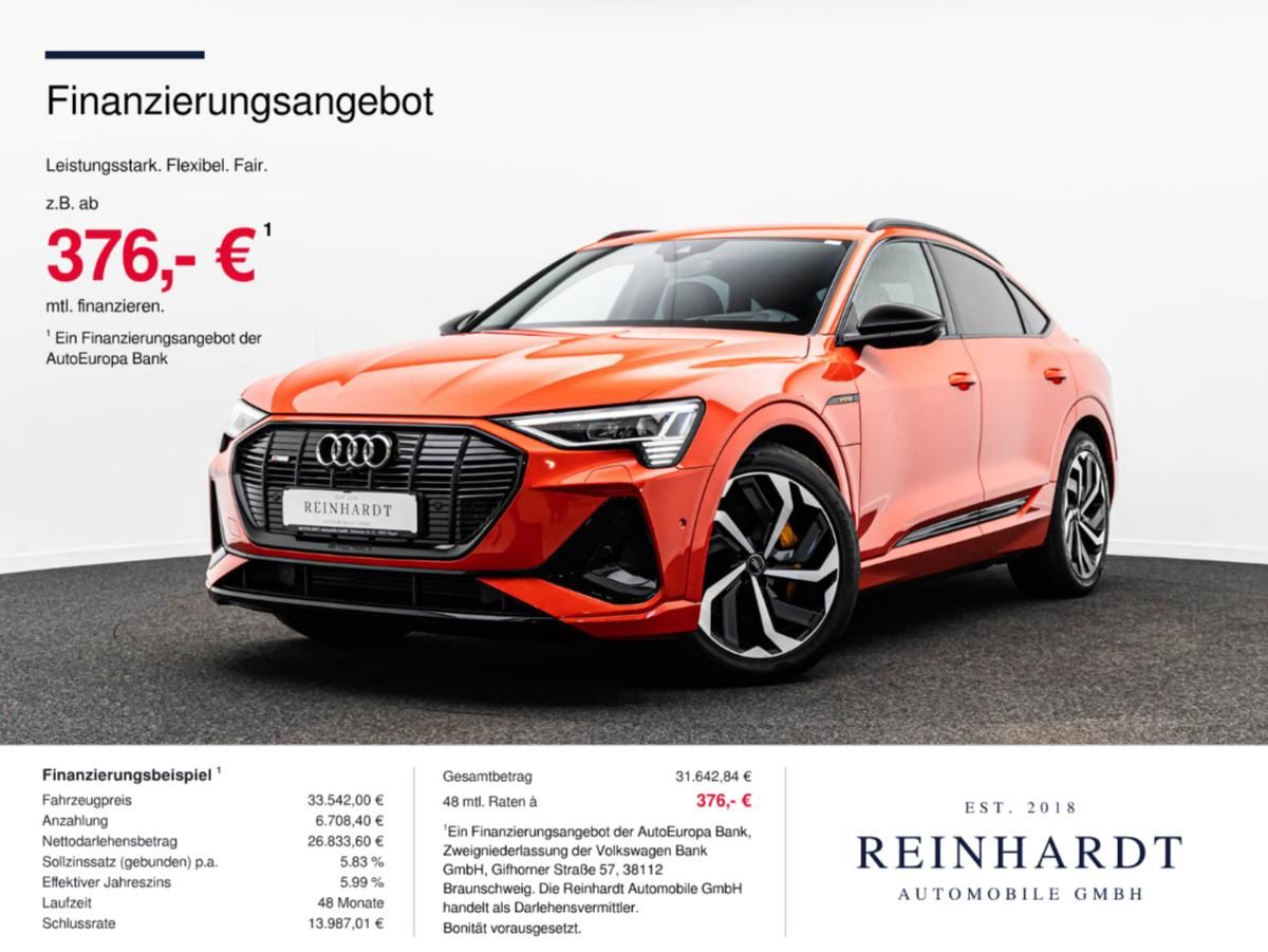 Audi E-TRON SPORTBACK 55 Q S LINE BLACK MTRX/ACC/HuD