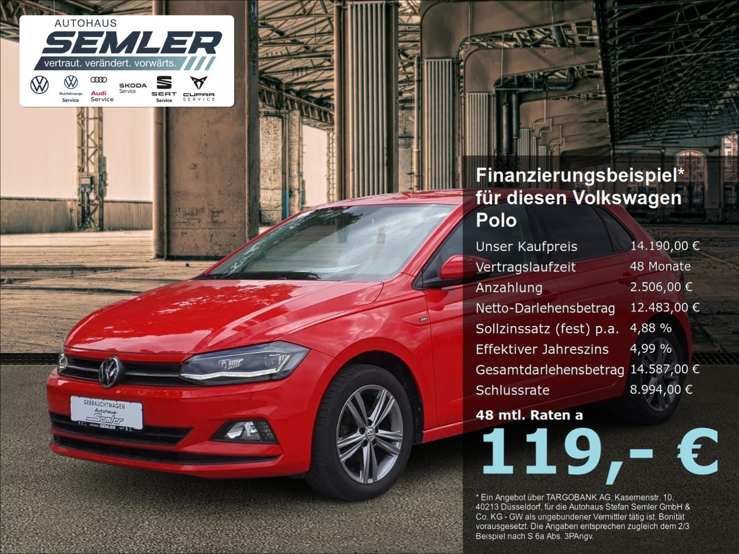 Volkswagen Polo VI Join 1.0l TSI 5-Gang SHZ LED V-COCK