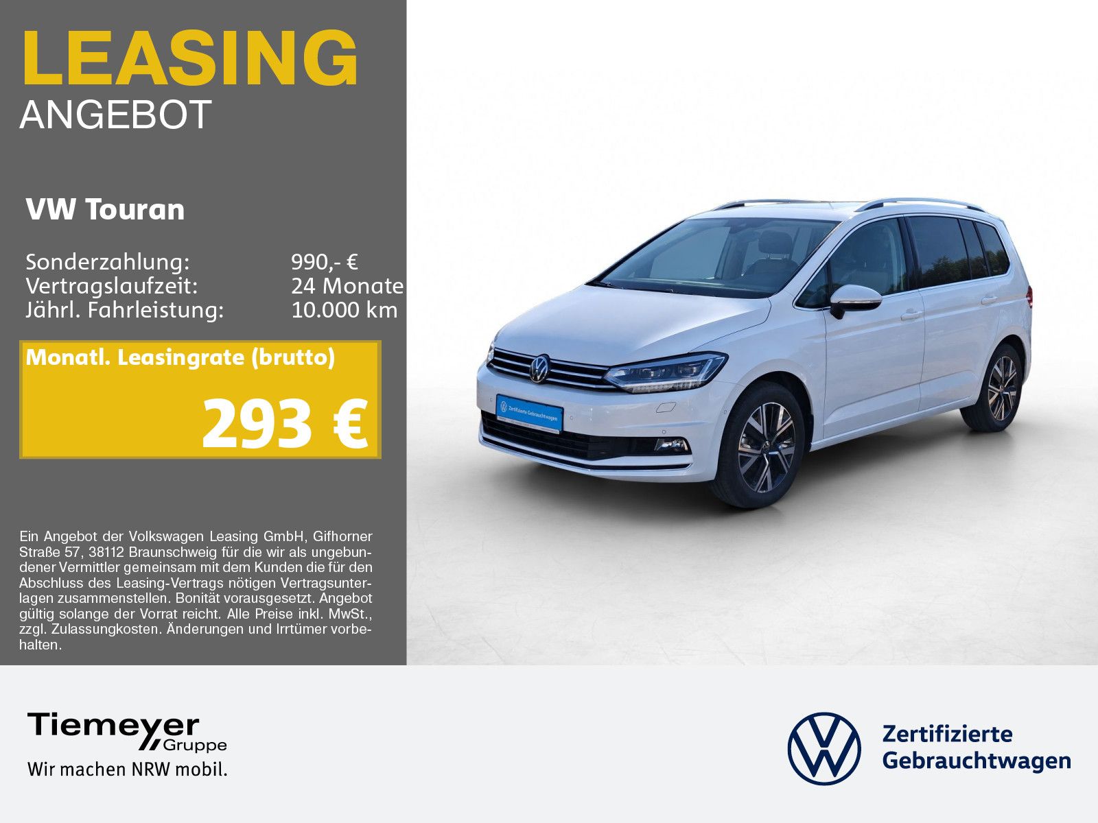 Volkswagen Touran 1.5 TSI DSG HIGHLINE ST.HEIZ PANO AHK KEY