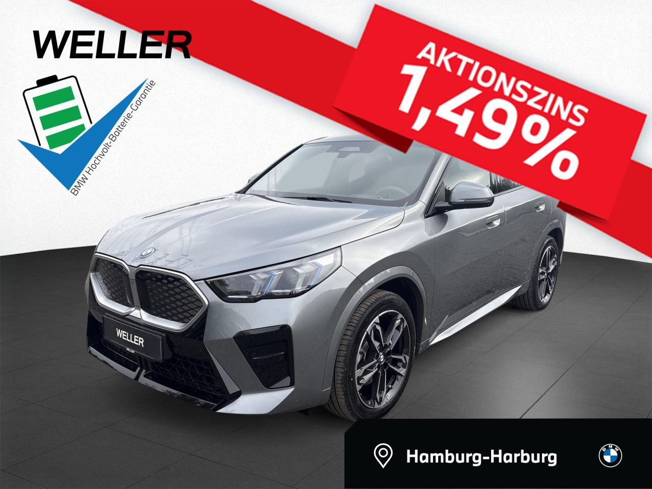 BMW iX2 xDr 30 M SPORT DrPro,AHK,360,Lea.o.Anz.468,-