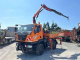 Mercedes-Benz Unimog U20 2-Achs Allradkipper Kran Palfinger Kr - Mercedes-Benz Kipper Allrad