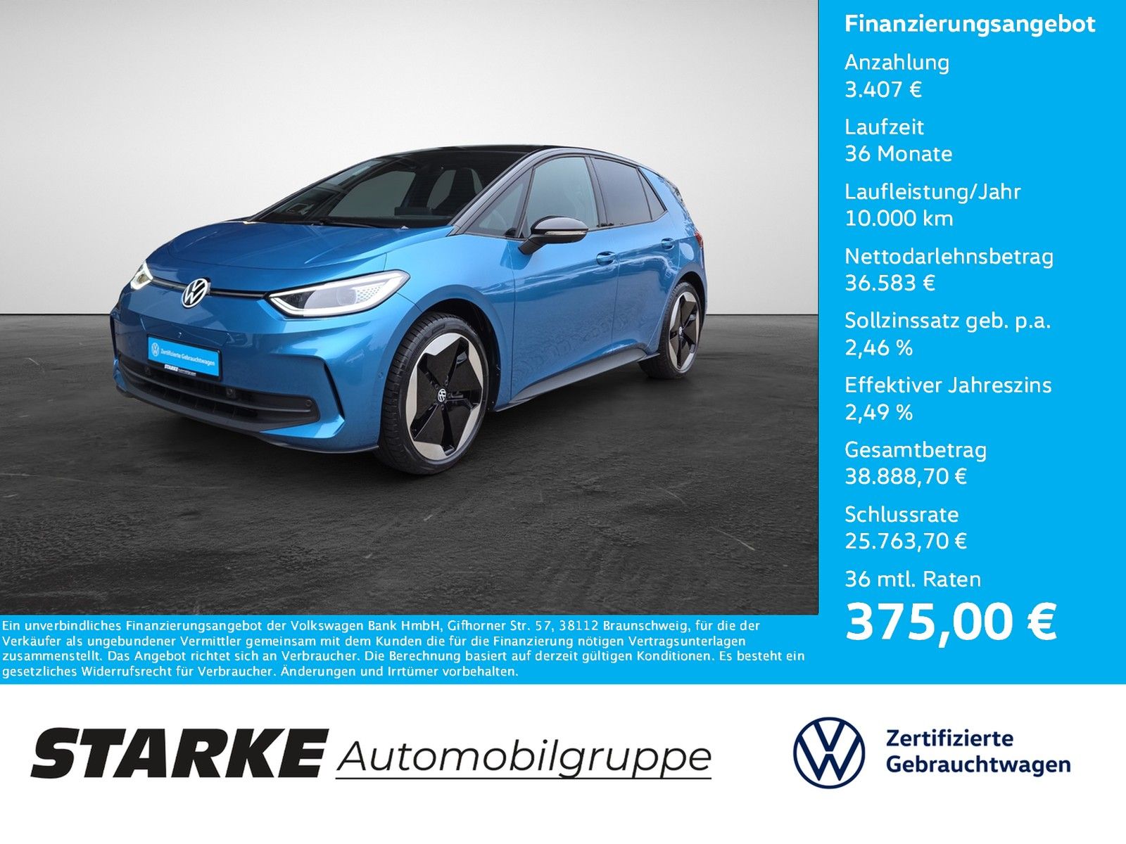 Volkswagen ID.3 Pro S Energy LED-Matrix Pano HarmanKardon