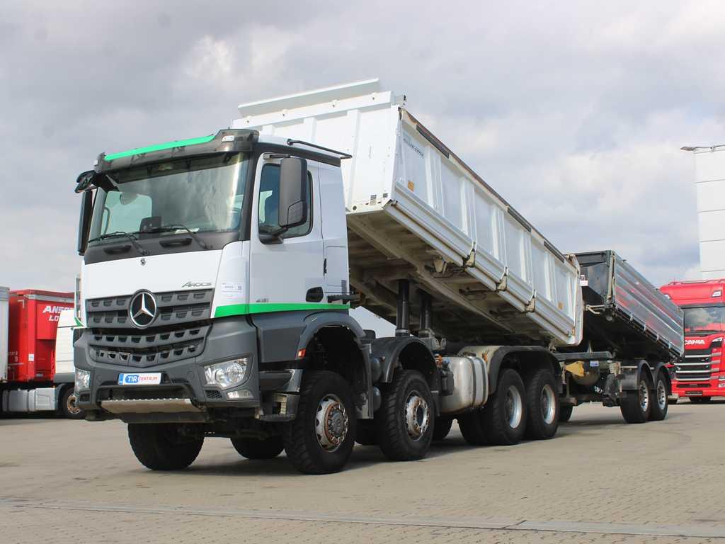 Mercedes-Benz Arocs 4151, 8X6, THREESIDED, 13m³, EURO 6