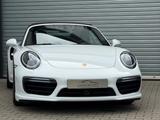 Porsche 991 911 Turbo S Cabriolet, Approved, Naturleder - Porsche: Weiß, 911 Turbo