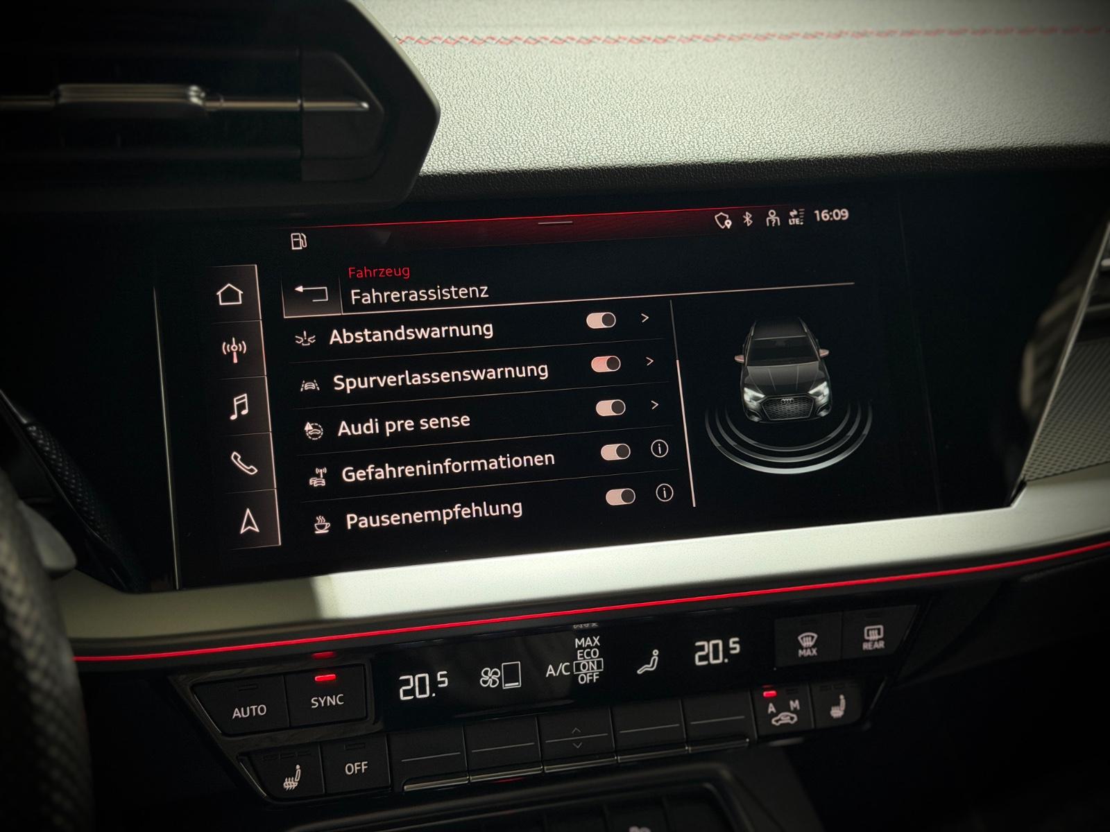 Audi A3 Sportback 35 TFSI S-LINE MATRIX S-SITZE B&O, миниатюра 15