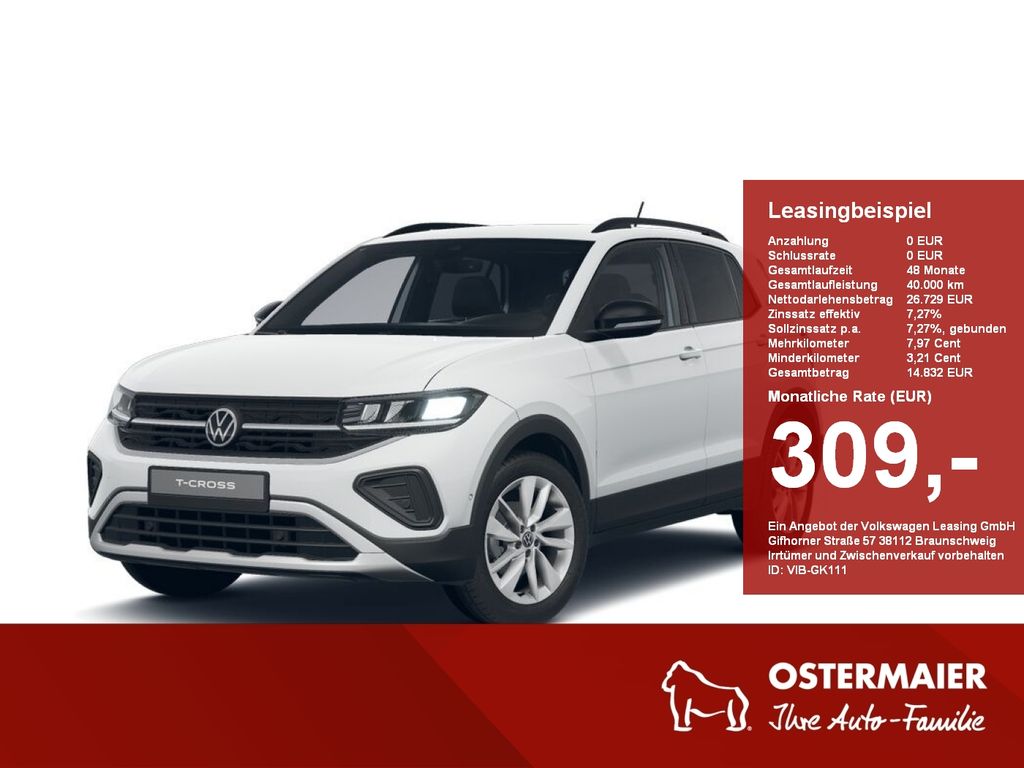 T-Cross GOAL 1.0 l TSI 116 PS DSG Plus-Paket. AH